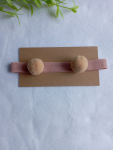 COD Bandana Pompom Halus Bando Bayi Perempuan Lucu Bando Bayi NewBorn TERMURAH