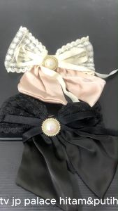 STIPA Jepit Pita Besar jurai Ribbon Hair Clip Pin Accecories Jepitan Otomati Motif Korea Fashion Jumbo Mote LZ