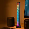 RGB LED Strip Light Music Sound Control Pickup Rhythm Ambient Lamp Atmosphere Night Lights For Bar Car Room TV Gaming Decoration. 