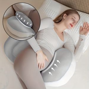 U Shaped Maternity Pillow - Full Body Support for Pregnant Women Comfortable Belly Back Hip Pain Relief for Side Sleepers