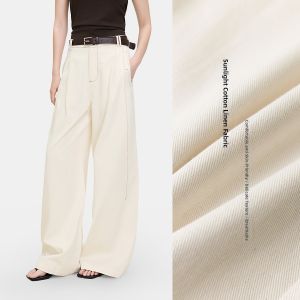 BEIQIANI | High Waist Casual Wide-leg Pants Loosely Fit