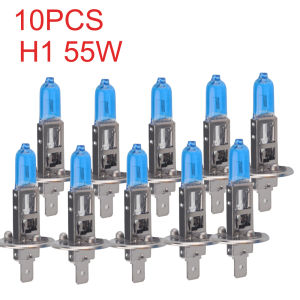 10pcs H1 H3 H4 H7 H8 H15 Halogen Bulbs Super Bright 12V 55W 100W Xenon White 6000K Halogen Car Headlights Lamp Bulbs Car Light