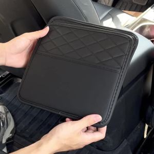 Túi Đựng Đồ Đa Năng Trên Lưng Ghế Ô Tô Bằng Da PVC Hộp Treo Có Lưới Bên Hông Đồ Dùng Nội Thất Đa Chức Năng Túi Đựng Rác