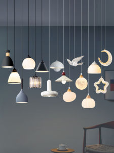 Modern Single Head Hallway Balcony Lamp Entrance Bedroom Bedside Bar Popular Restaurant Small Pendant Lamp Simple Design