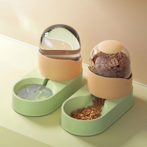 2PCS Automatic Pet Feeding Bowls: Large Capacity & Advanced Features