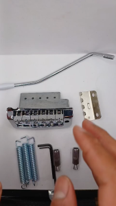 Bridge Tremolo Calc Semi Updown Set Chrome