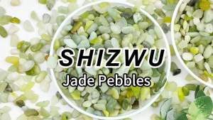 2LB Succulent Jade Pebbles for Indoor Plants 3/8 Inch Natural Decorative Polished Stones River Rocks for LandscapingVase Flowerpot Decoration Indoor Decoration and Garden Decoration