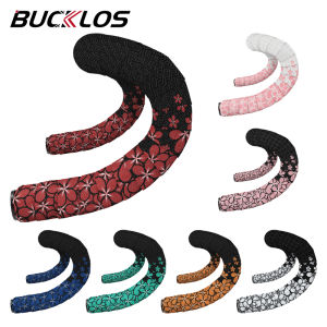 BUCKLOS Bar Tape Road Bike Original Shock Absorbing Bartape with End Plug Fashion Durable Bar Tape for Fixie