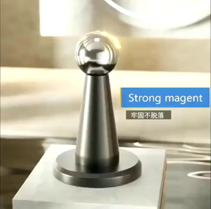 SG(Ready Stock)Silicone Magnetic Door Stopper Penahan Pintu Stainless Steel Floor Mount Door Stopper Punch-free Self-Adhesive