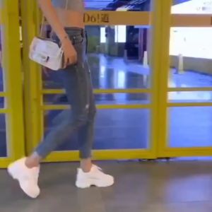 DoIB - Sepatu Sneaker Wanita Korea Style S15 Putih Krem Fashion Sport COD