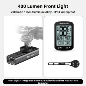 West Biking | Wireless Intelligent GPS Waterproof Cycling Computer