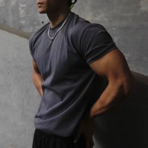 Men Summer Sport T-shirt Cotton Loose
