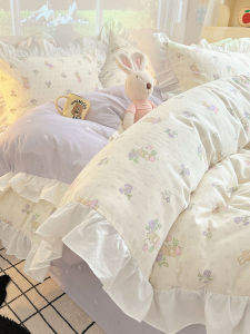 Kiss Dear | Lace Princess Style Cotton 4-Piece Bedding Set