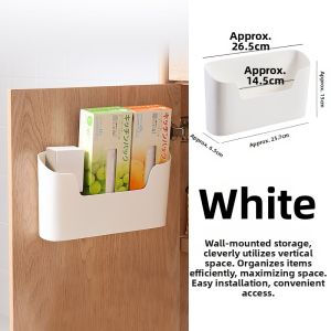 Kitchen Cabinet Inside Door Organizer Storage Rack