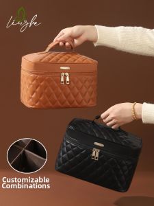 LIUZHE | High-end Portable Toiletry Bag Large Capacity with Compartments
