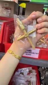 ชุดหัวพ่นยาติดรถไถ หัวพ่นยาทองเหลือง 2หุน หัวพัดทอง หัวผ่า ราคาที่สะดวก สำหรับกางปีก สินค้าพร้อมส่ง