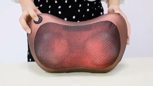 Bantal Pijat Elektrik Portable 8 Bola / Bantal Pijat Leher Punggung Alat Pijit Elektrik / Massage Pillow Mobil Terlaris