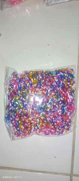 Ikat Rambut Warna Warni / Karet Pengikat Rambut Warna Warni Ukuran Mini ...