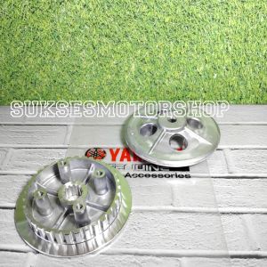 rumah kampas kopling kaki 4 plus lawan yamaha jupiter mx 135 old dan new non kopling ( manual ) 1s7