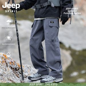 JEEP SPIRIT | Mens Autumn Straight Fit Cargo Pants