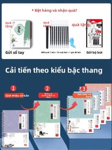 XIABAO | Sách Luyện Viết Thư Pháp Có Thể Sử Dụng Lại Hướng Dẫn Viết Bút Cứng