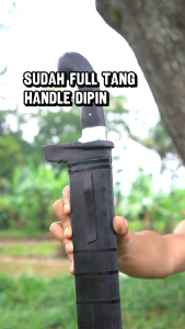 Jawara Pisau | Golok Kebun Baja Sup9 Super Tajam Potong Kayu Bambu Berkebun | Golok Black Mamba