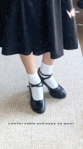 Women Fashion OL Style High Heel Leather shoes Office Lady Shoes School High Heels