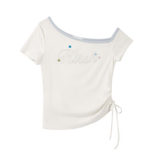Design Aesthetic Printed Womens T-shirt Short-sleeve