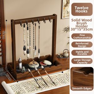 Beginner Calligraphy Wooden Storage Rack