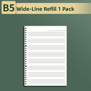 Wide Spaced Music Manuscript Book for Beginners 16k