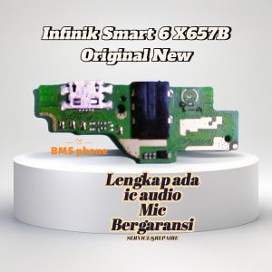 Konektor Cas Papan Konektor Cas Mic Infinik Smart 6 X657B Original