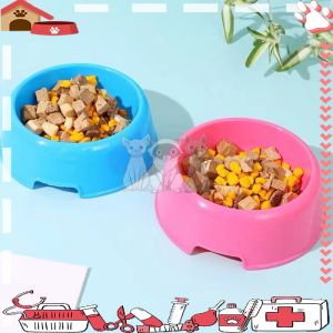 ชามอาหารสุนัข ชามใส่อาหารแมว ทรงกลม สีสันน่ารัก น้ำหนักเบา ทำความสะอาดง่าย ชามแมว ชามหมา ทานง่าย ไม่ต้องก้มเยอะ ชามอาหารสัตว์เลี้ยง