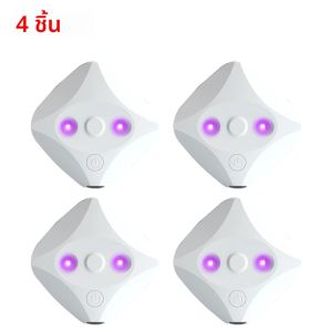 ปิดสตูลโคมไฟฆ่าเชื้อ UVC โคมไฟฆ่าเชื้ออัลตราไวโอเลตห้องน้ํา USB เครื่องฆ่าเชื้อแบบชาร์จไฟได้