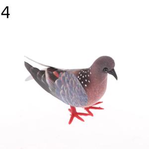 1 Chiếc Chim Bồ Câu Màu Xám Hình Tượng Mô Phỏng Chim Bồ Câu Mô Hình PVC Micro Phong Cảnh Nhân Tạo Chim Để Bàn Trang Trí Trang Trí Nhà Phong Cách Mục Vụ