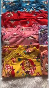 Girls Terno Spaghetti Shorts 6mos. to 10 Years Old ( ASSORTED/RANDOM COLOR & DESIGN)