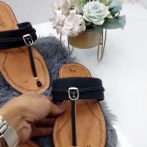 Sandal Kulit Pria Tasikmalaya Tarumpah & Non-Slip