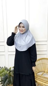 HIJAB INSTAN SERUT JERSEY || Bergo Instan Serut Jersey
