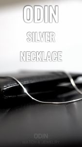 Dây chuyền lụa dạng sợi mì - Silver Silk V8 - Bạc S925 - ODIN