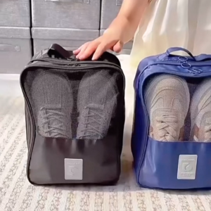 กระเป๋าใส่รองเท้า ถุงรองเท้า เดินทาง กีฬา กระเป๋าจัดระเบียบ สามารถเก็บรองเท้าได้ 3 คู่ Cutie world