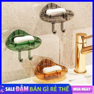 Khay Đựng Xà Bông  Xà Phòng Hình Đám Mây Dán Tường Siêu Dính Kèm Móc Treo Tiện Lợi - Giá Để Đồ Xà Bông Dán Tường Nhà Tắm Sạch Sẽ Gọn Gàng Tiện ích - KỆ NHỰA DÁN TƯỜNG ĐỂ ĐỒ ĐA NĂNG
