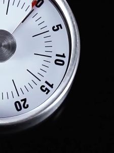 Timer Masak Dapur Mechanical Magnetic Kitchen Countdown - QR-60 - Black - Kitchenware