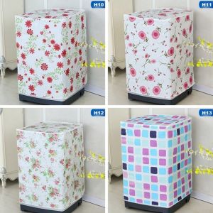 Washing Machine Zippered Cover Waterproof Sunscreen Dustproof Covers Top Flip Washing Machine Protective Case