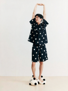 T-B-H | Panda Design Tencel Home Wear Set Couples