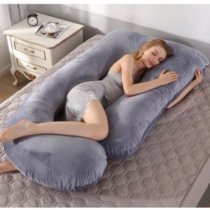 GỐI BẦU CHỮ J VÀ CHỮ U HÀNG CAO CẤP (vải nhung oganic 3D mát xa ) tặng tặng thêm bông dự phòng