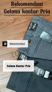 Treegoud Celana Bahan Pria Celana Kantor Slimfit Celana Bahan Kerja Formal Pria Celana Kantor Pria