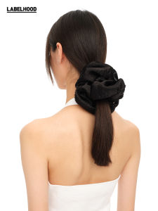 YIRANTIAN | Retro Multicolor Print Ponytail Hairband