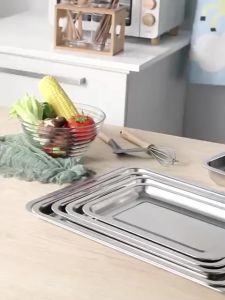 เสริมความเชื่อมั่นกับแสตนเลสหนาพิเศษ - สแตนเลส ถาดสแตนเลสอเนกประสงค์ ถาดกลม หนาดูดี