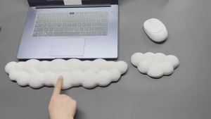 Mouse pad with wrist rest keyboard cloud anti-slip desktop office gamer mouse wrist rest Ergonomic keyboard mouse pad wrist rest