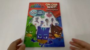 PJ Masks Colouring Book with Puffy Stickers For Kids