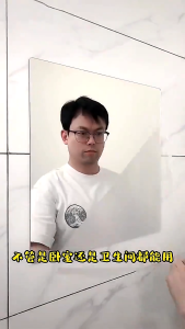 6ชิ้น สติ๊กเกอร์กระจกอะคริลิกแบบมีกาวในตัว / สติกเกอร์ติดผนังกระจกแบบถอดได้ความละเอียดสูง / สติ๊กเกอร์กระจกแบบมีกาวในตัว / สติกเกอร์ติดผนังแบบแผ่นกระจกยืดหยุ่น / สติกเกอร์ติดผนังกระจกสี่เหลี่ยมเต็มตัวแบบนุ่ม